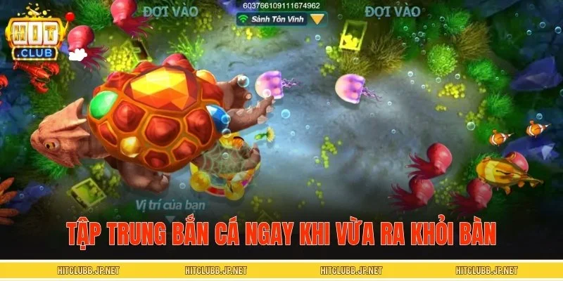 Người chơi nên tiêu diệt cá ngay lúc chúng vừa xuất hiện